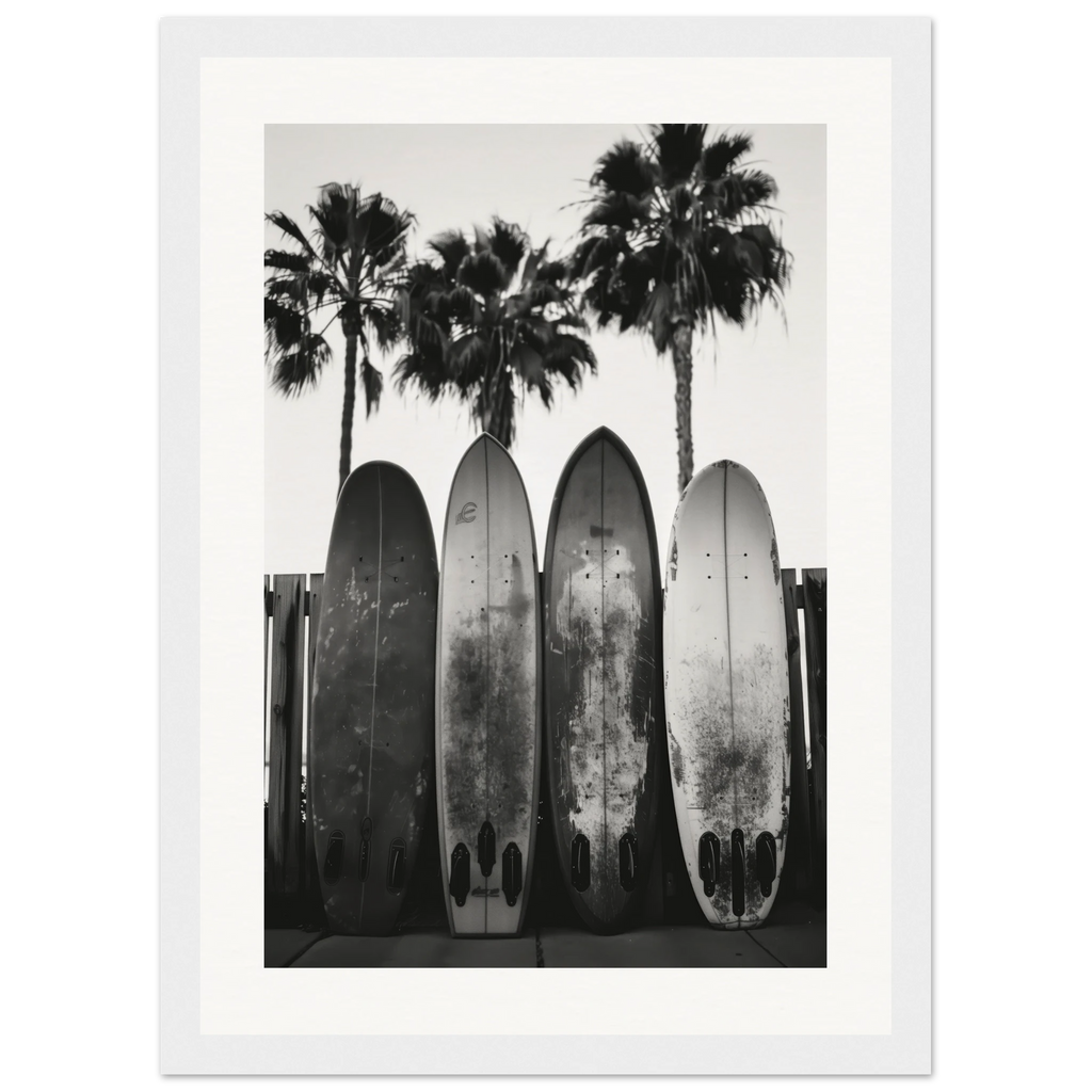 Retro LA Surf & Turf framed art print by Bandley3 — mockup view 2