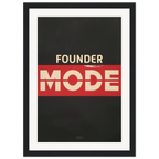 Founder Mode framed art print by Bandley3 — mockup view 7