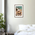 Beach Nerd framed art print by Bandley3 — mockup view 41
