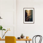Serene Waterscape with Cliffs framed art print by Bandley3 — mockup view 43