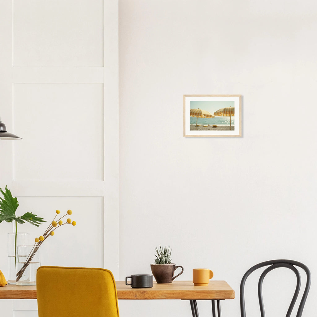 Limocello Beach framed art print by Bandley3 — mockup view 35