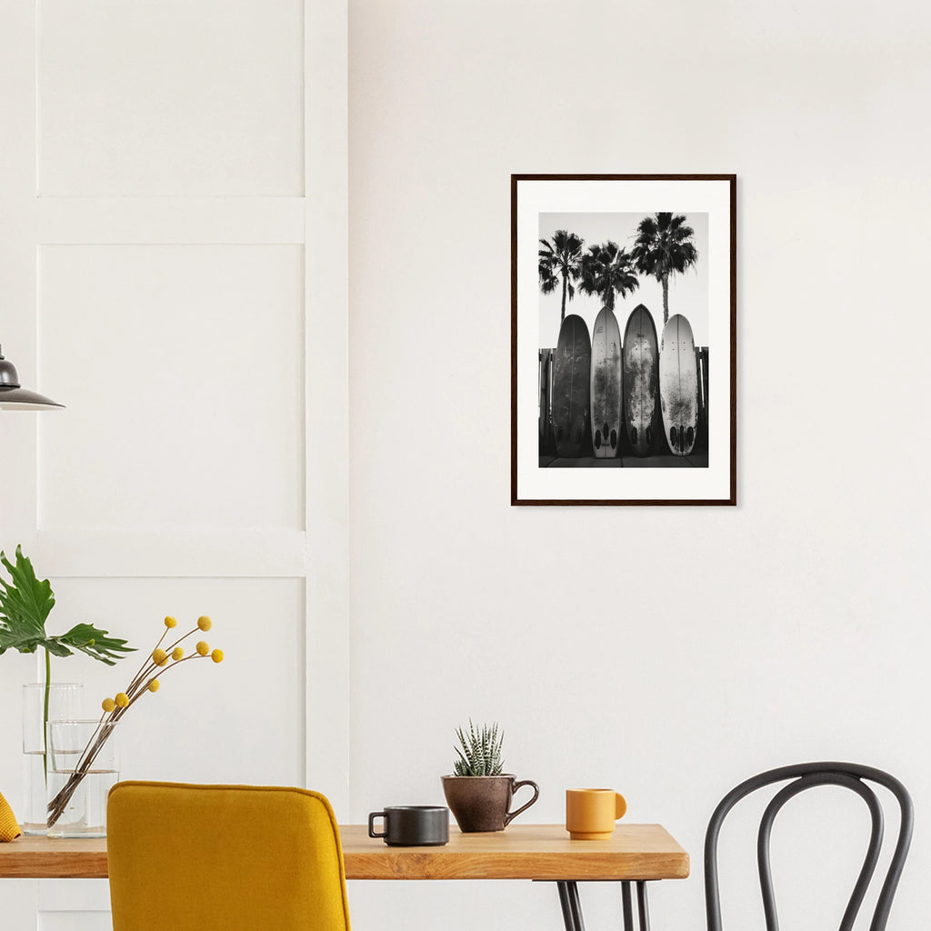 Retro LA Surf & Turf framed art print by Bandley3 — mockup view 41