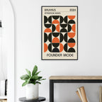 Founder Mode - Bauhaus framed art print by Bandley3 — mockup view 33