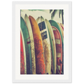 Retro Surfboards framed art print by Bandley3 — mockup view 17