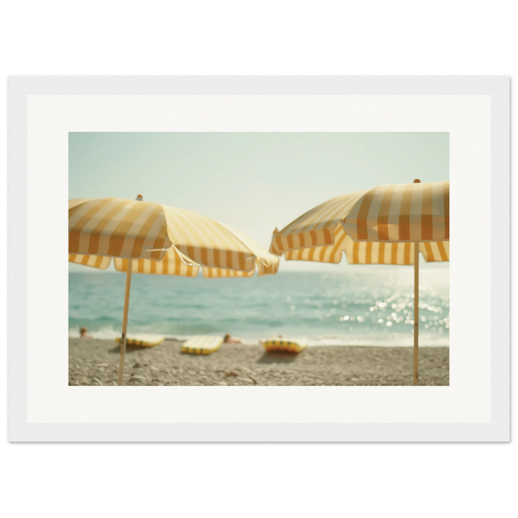 Limocello Beach framed art print by Bandley3 — mockup view 6