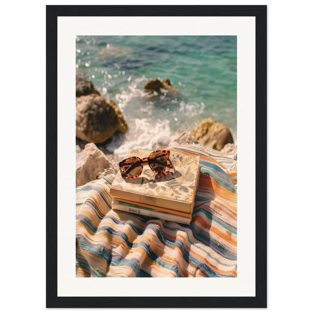 Beach Nerd framed art print by Bandley3 — mockup view 7