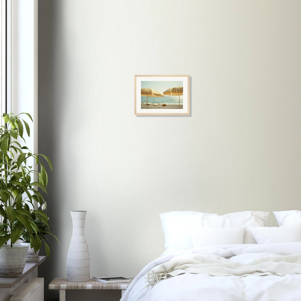 Limocello Beach framed art print by Bandley3 — mockup view 33