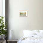 Limocello Beach framed art print by Bandley3 — mockup view 33