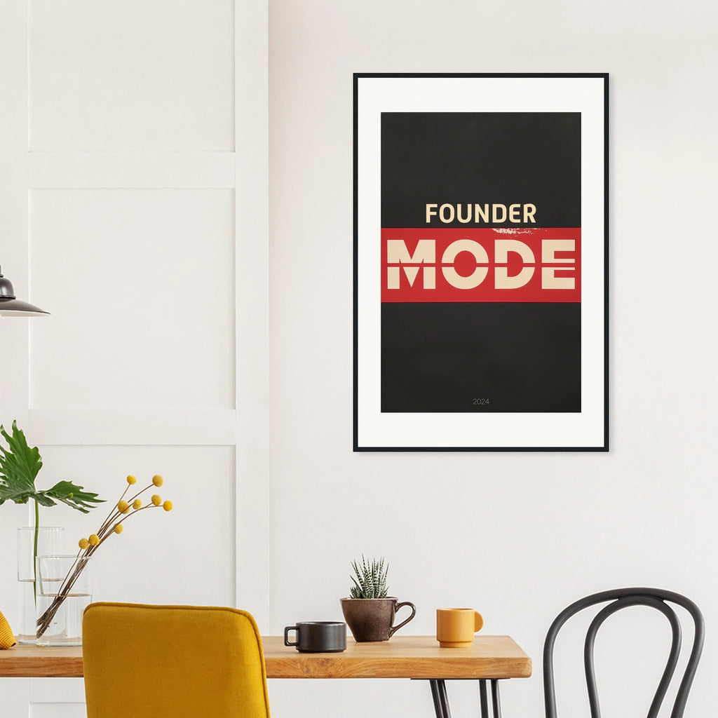 Founder Mode framed art print by Bandley3 — mockup view 43