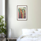 Retro Surfboards framed art print by Bandley3 — mockup view 41