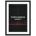Turtleneck Energy framed art print by Bandley3 — mockup view 5