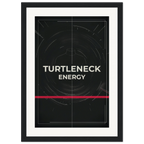 Turtleneck Energy framed art print by Bandley3 — mockup view 5