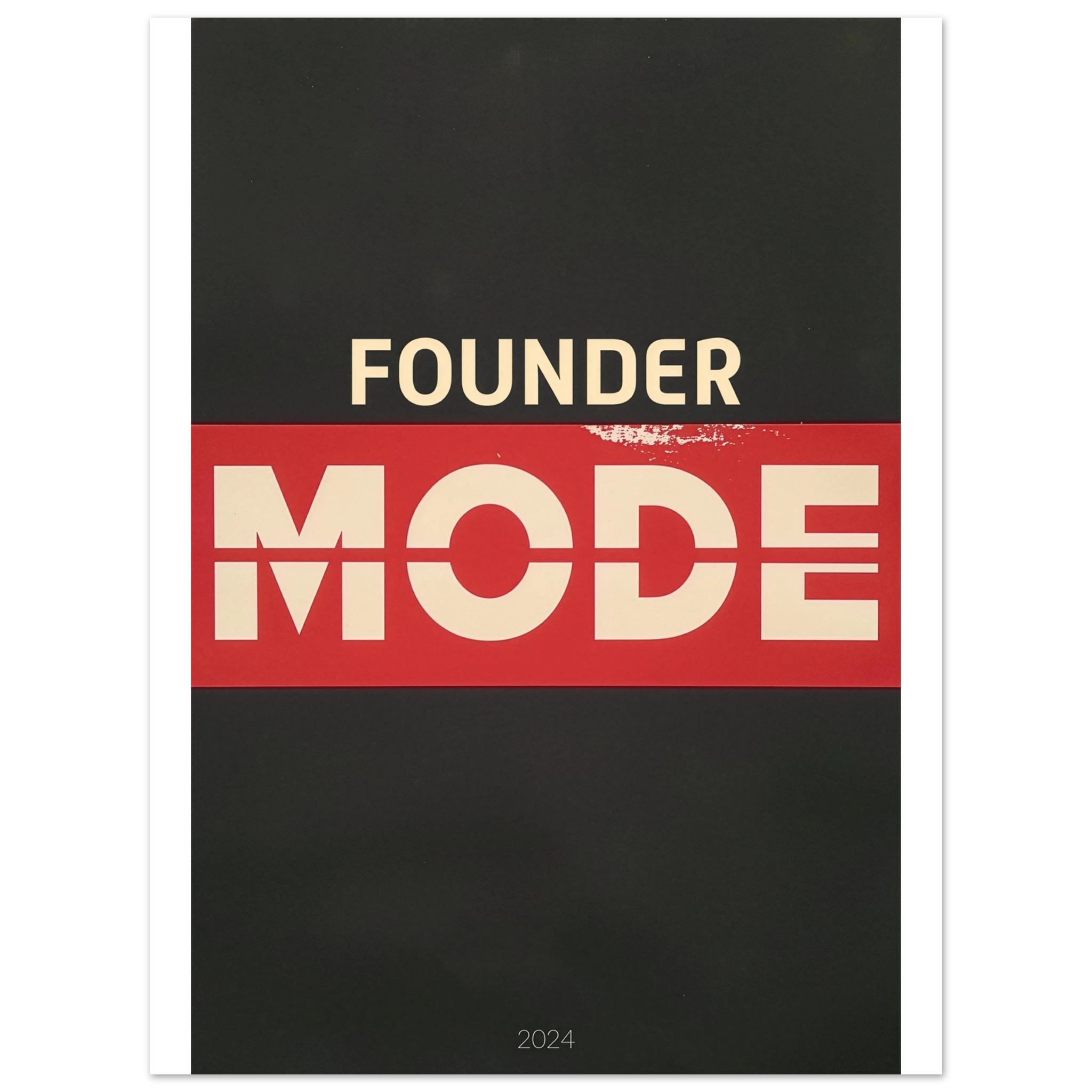 Founder Mode Multiple Variants framed art print by Bandley3