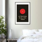 Attention Is All You Need framed art print by Bandley3 — mockup view 43
