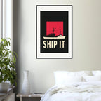 Ship It framed art print by Bandley3 — mockup view 42